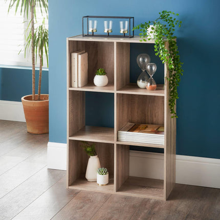 6 Cube Unit Oak