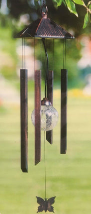 Solar Powered Wind Chime and Solar Light - Colour Changing