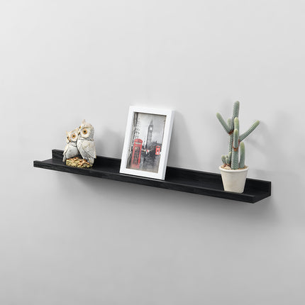 80cm Wide Photo Shelf - Black