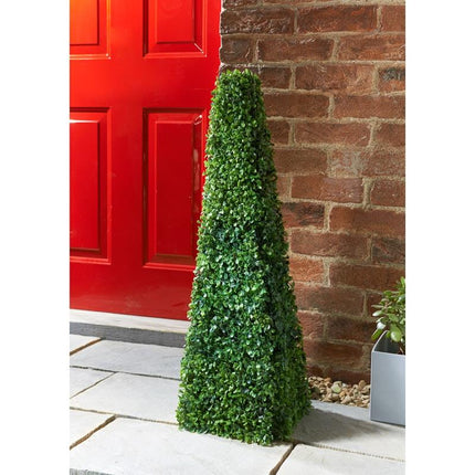 Solar Powered 82cm Topiary Cone Tree Garden Decoration
