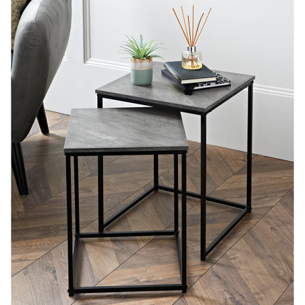 stone effect nested tables