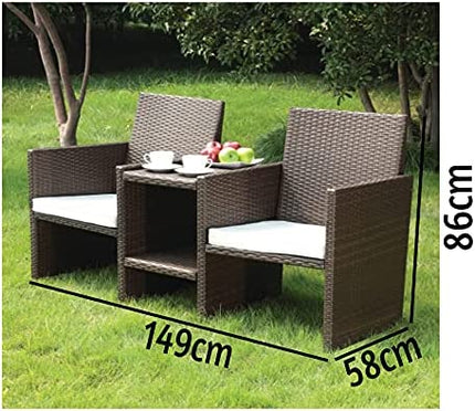 Rattan Garden Furniture Sets Bistro Table and Chairs Set 2