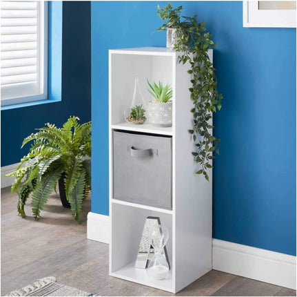 3 Cube Storage Bookcases and Shelving Units - White