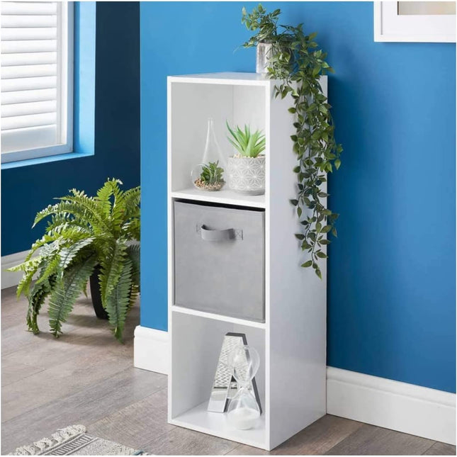 3 Cube Storage Bookcases and Shelving Units - White