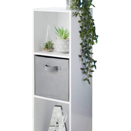 3 Cube Storage Bookcases and Shelving Units - White