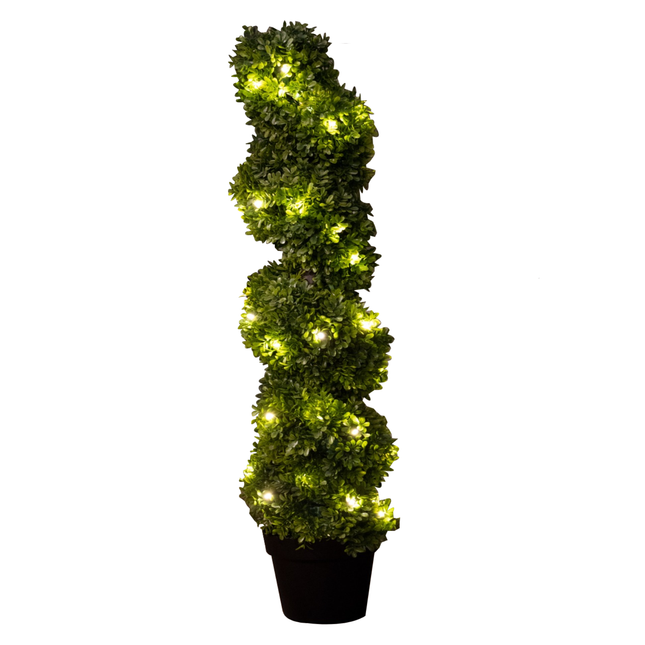 Artificial Trees Outdoors Front Door Plants 90cm Topiary Spiral