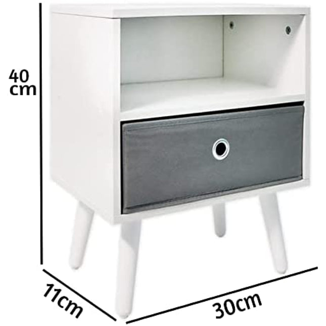 2 Cube Storage Bookcase and Shelving Units - White